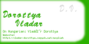 dorottya vladar business card